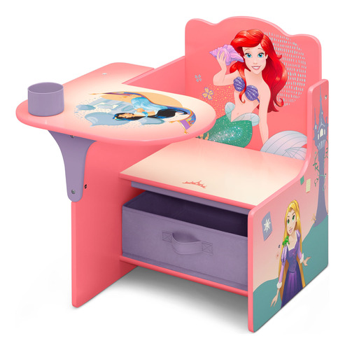 Escritorio Con Silla Y Almacenamiento Princesas Disney