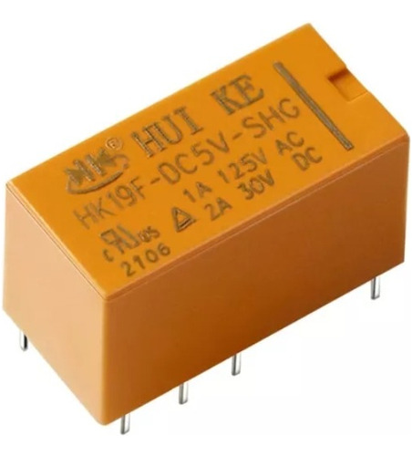 Rele Doble 5v 1a 8 Pines Hk19f-dc5v-shg Relay Relevo