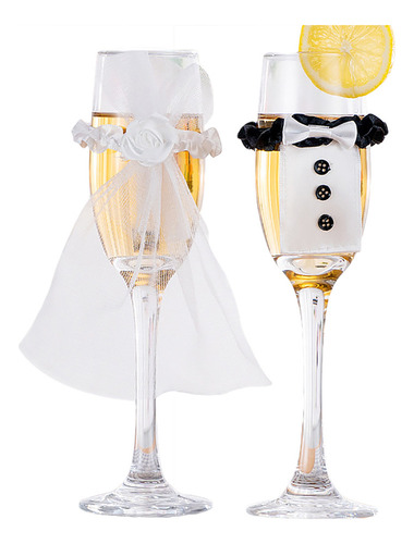 Juego De 8 Copas De Vino For Bodas, 4 Unidades, Decoración
