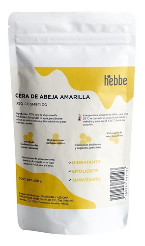 Cera De Abeja Pura 500 G