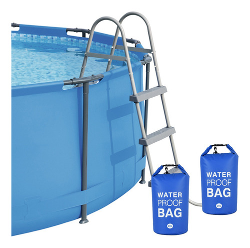 Escalera Y Peldaño Universal R Para Piscina (20 L) De Llenad