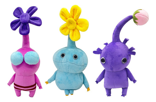 Muñeca De Peluche Ice Pikmin All-stars Series De 3pcs