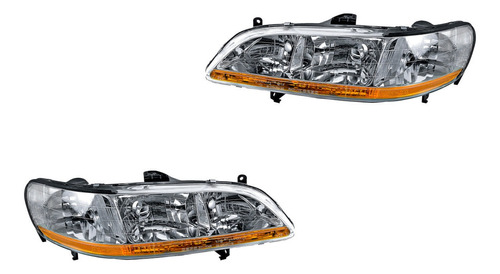 Par De Faros Depo Honda Accord 2001 2002