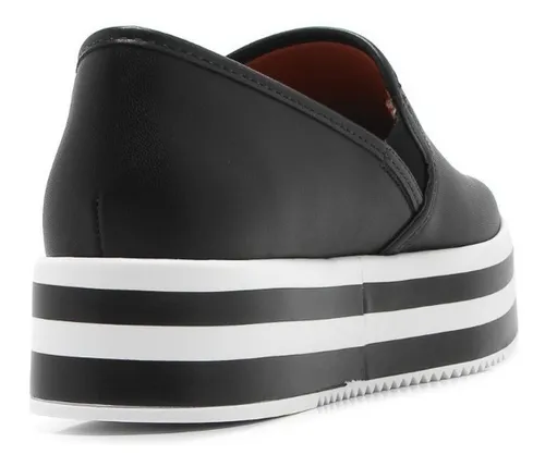 T nis Slip On Vizzano Sola Alta Preto