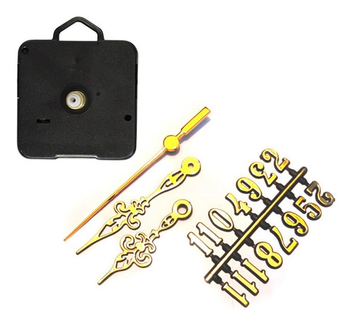 Mecanismo Relógio Com Números E Ponteiros Grandes 1 Kit