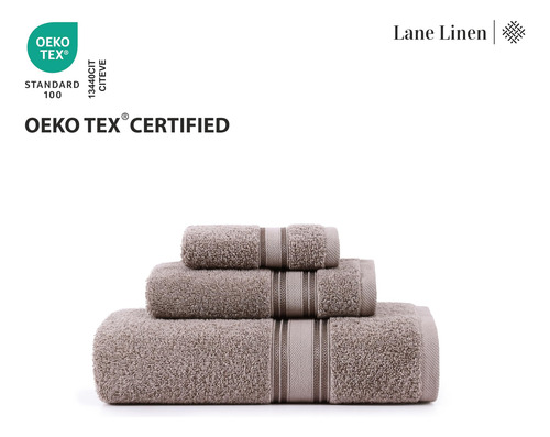 Juego De Toallas De Baño Lane Linen, 100% Algodón, 18 Piezas