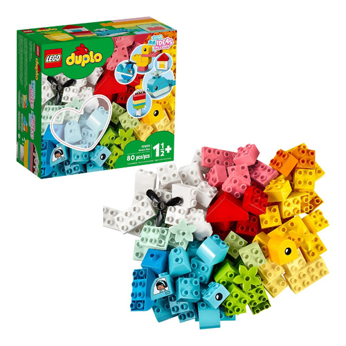 Lego Duplo 80 Piezas Caja Corazón  Juguete De Aprendizaje