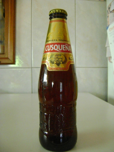 Botella De Cerveza Premium  Cusqueña Peru 330 Ml 