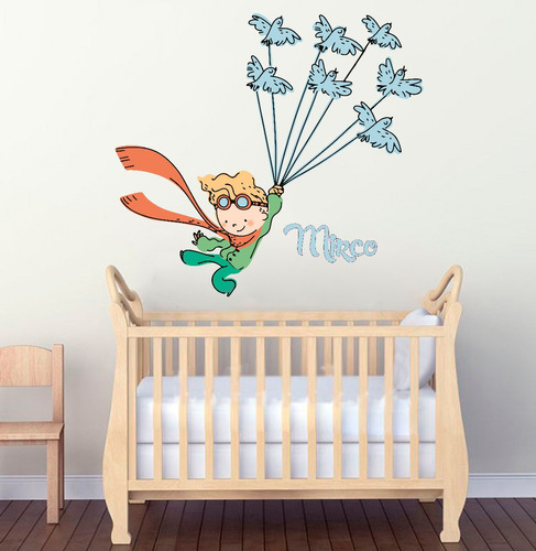 Vinilo El Principito Impreso Pajaros Pared  Wall Stickers