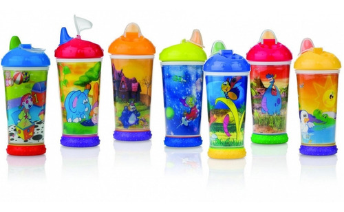 Vaso Para Niño Nuby Antiderrame Termico 9693 9m+ Bpa-free