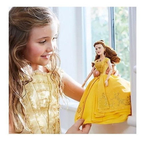 A Bela E A Fera Linda Boneca Bela Original Disney Store 28cm