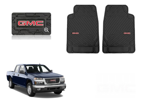 Tapetes 2pz Delanteros Logo Gmc Canyon 2005 A  2011 2012