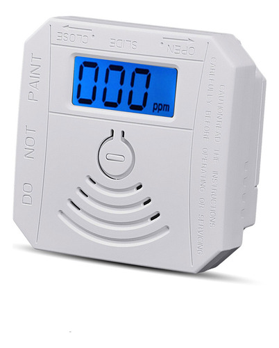 Detector De Co2 A Batería Con Pantalla Led Y Alarma Fuerte
