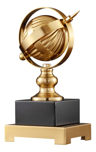 Adorno De Globo, Escultura De Estatuilla De Globo, Estatua
