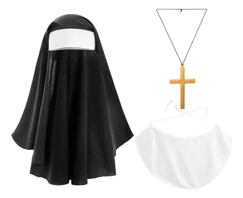 Disfraz De Monja Para Cosplay, Misionera, Hermana Monja De H