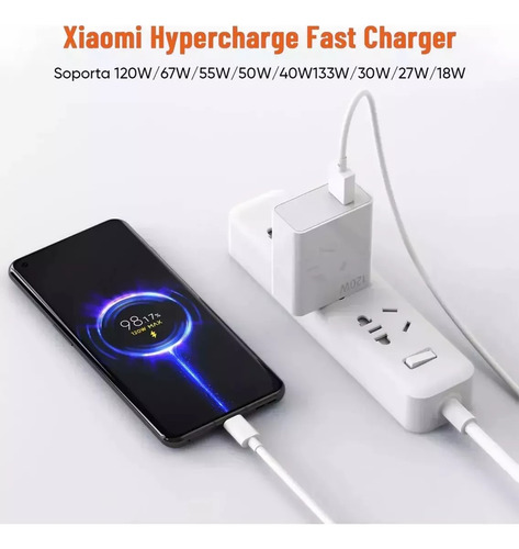 Adecuado Para El Turbocompresor Xiaomi De Cable Tipo C De 1m