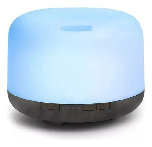 Humidificador Difusor Ultrasonico Aire Lampara Madera Color