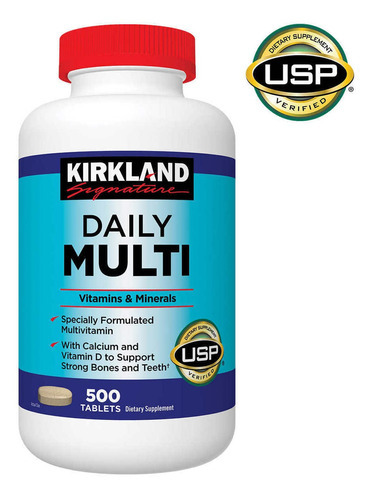 Multivitaminico,daily Multi 500 Tabletas,kirkland