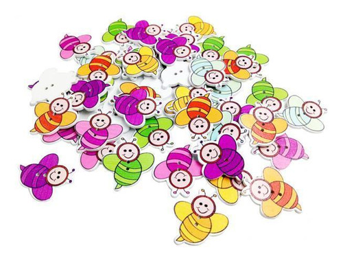 2 X 50x De Botones De De Scrapbooking De 2 Agujeros Para