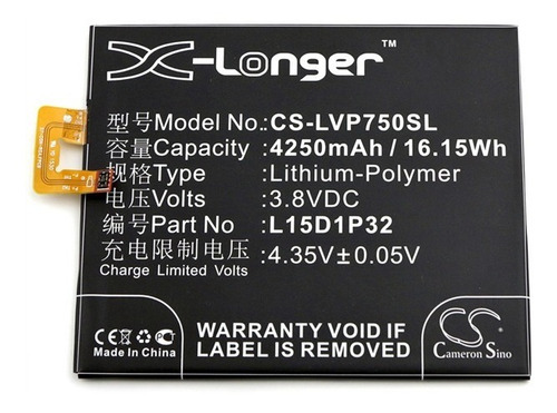 Reemplazo Para Lenovo L15d1p32 Pb1-750p B1-750m Pb1-750n
