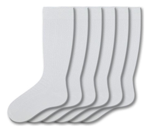 Calcetines Hasta La Rodilla De Algodón Trenzado For