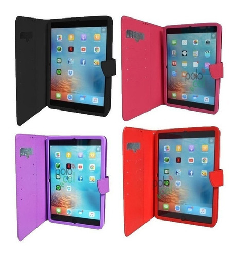 Imagen 1 de 6 de Funda Tablet 8 Pulgadas Estuche Con Tarjetero Universal