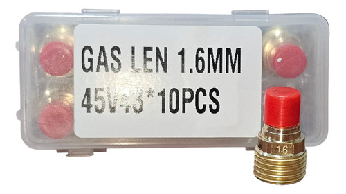 Difusor Tig  1.6mm Gas Lens Tig  (torcha Wp9 - 5 Und) 