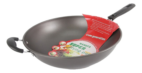 Wok De Hierro Antiadherente 32cm - Sarten Con Mango