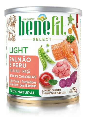 Alimento Úmido Benefit Select Spin Pet - 280g - Light