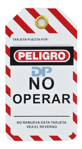 Tarjeta no operar tamaño 76x138 mm X 100 Unidades