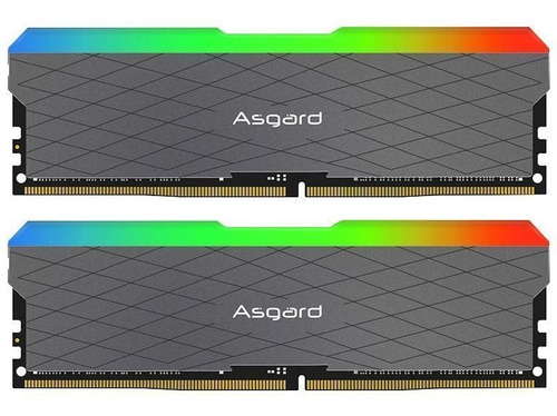 Memoria Ram Asgard Loki W2 Ddr4 16gb 2x8gb 3200mhz Rgb Preto