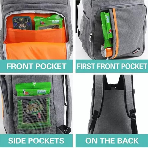 Mochila Hielera Termica Impermeable Portátil De 42cm,neveras