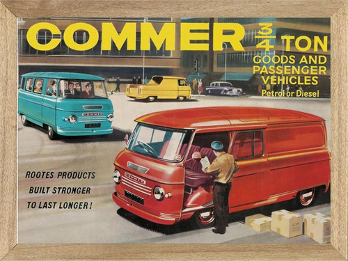 Commer , Camioneta, Cuadro, Poster, Publicidad       E240