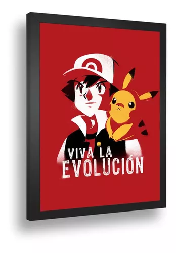 Quadro Decorativo Desenho Pikachu 2 Peças