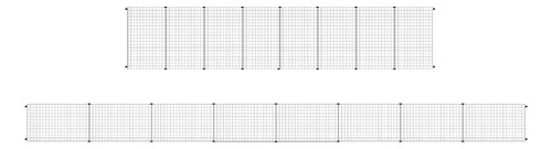 Cercado Pet Barreira Linear 8 Metros Com 60cm Altura 8 Telas