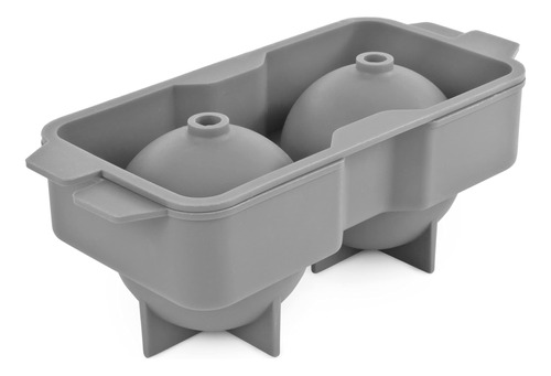 True Bandeja Hielo Mold Esfera Neptune Gris Juego 1