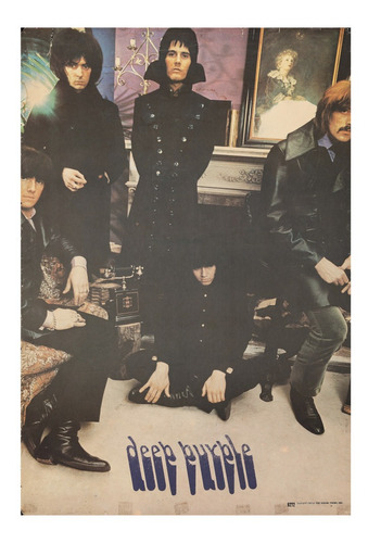 Lamina Para Enmarcar Cuadros Poster Deep Purple