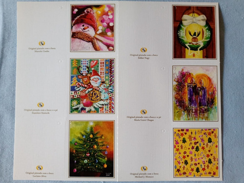 Imagem 6 de 6 de Kit 30 Mini Cartões De Presente Natal Exclusivos Lindos