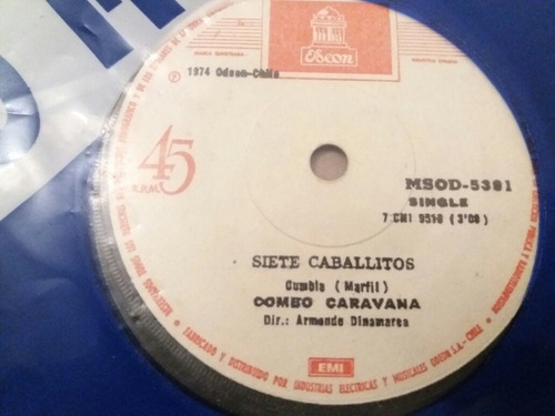 Vinilo Single De Combo Caravana Siete Caballos (v123