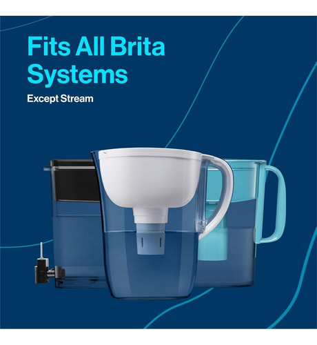Jarra Con Filtro De Agua Brita 6.48l - Incluye Filtro Elite