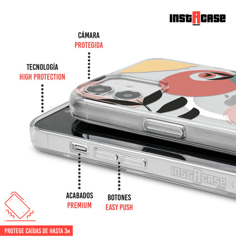 Funda Para iPhone Magsafe Mujer Perro Dálmata Minimal Nombre