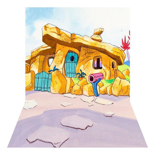 Fundo Fotográfico Newborn Flintstones 1,7x2,6 Ffm-075