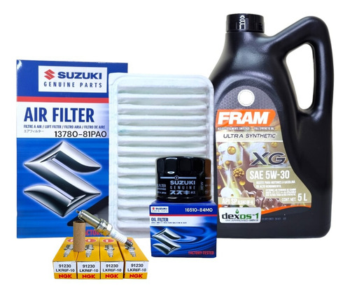 Kit Afinación Swift 1.2 2018 2019 Bujias Filtros Aire Aceite