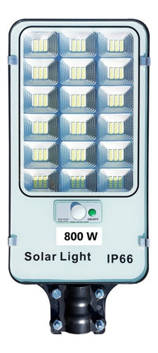 Foco 800w Solar Led Panel Exterior Ip66 Control Remoto