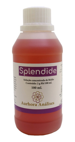Banho De Ródio Splendide - 100ml (2g) - Aurhora Análises