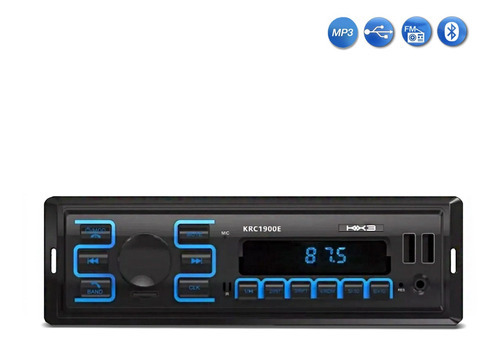 Rádio Automotivo Kx3 Bluetooth Fm Mp3 Usb Sd Aux 4x25wrms