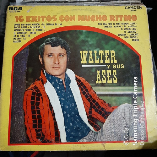 Vinilo Walter Y Sus Ases 16 Exitos Con Mucho Ritmo Si2