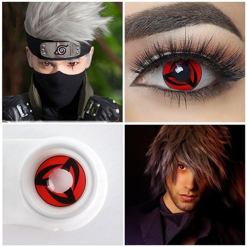 Lentes De Contacto Naruto Cosplay Sharingan Rinnegan