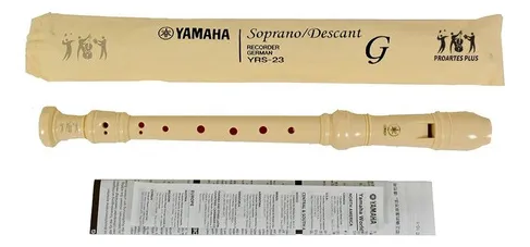 comprar Flauta Dulce Soprano Yamaha Yrs-23 (beige) Yrs23 Color Beige
