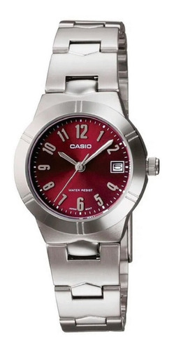 Reloj Casio Ltp1241d-4a2 Acero Inoxidable Para Dama